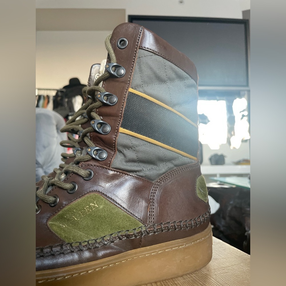 Alexander McQueen X Puma Joust boot green brown size 9 - Picture 12 of 16